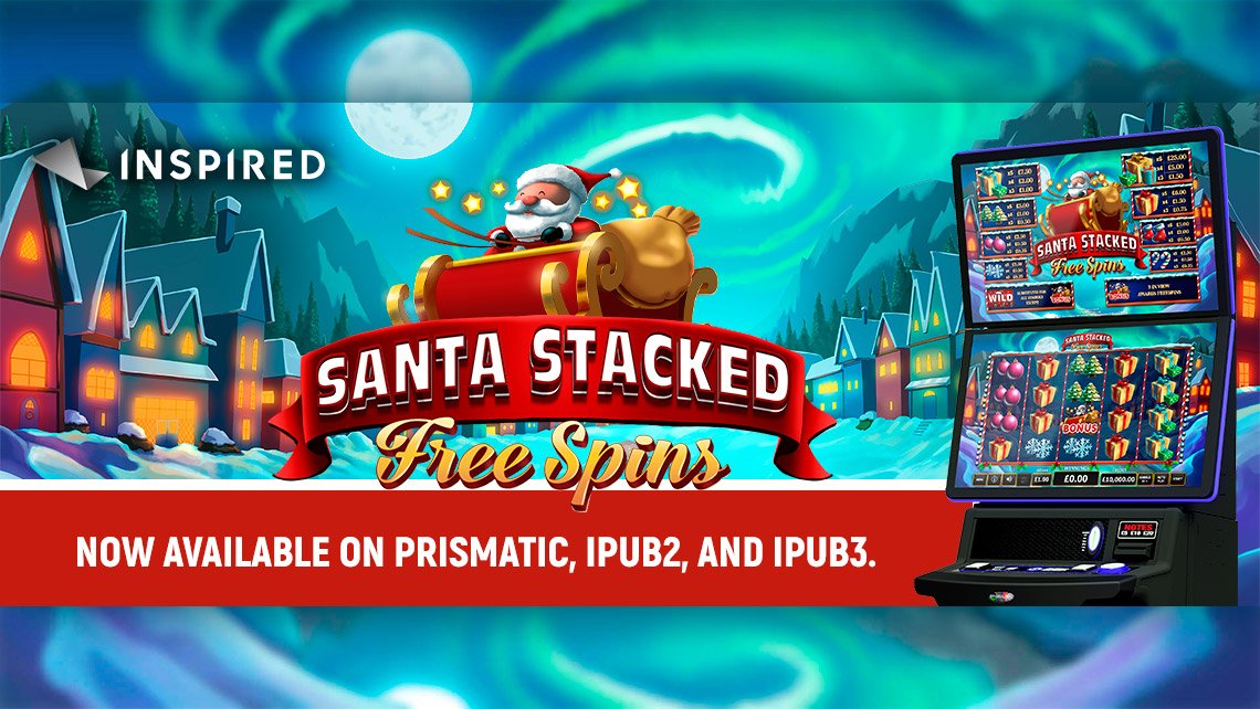 , Inspired launches new Christmas-themed slot Santa Stacked Free Spins &#8211; uBetMobile.com