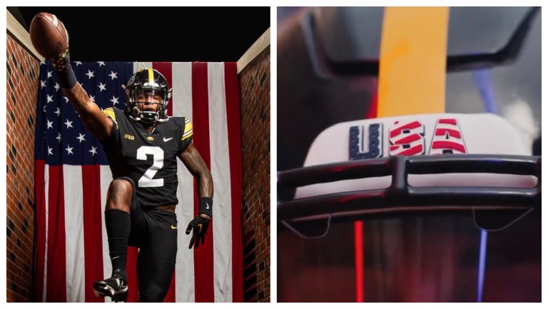 Iowa Will Wear Special Helmets For Veterans Day – Mobile Betting Online – uBetMobile.com