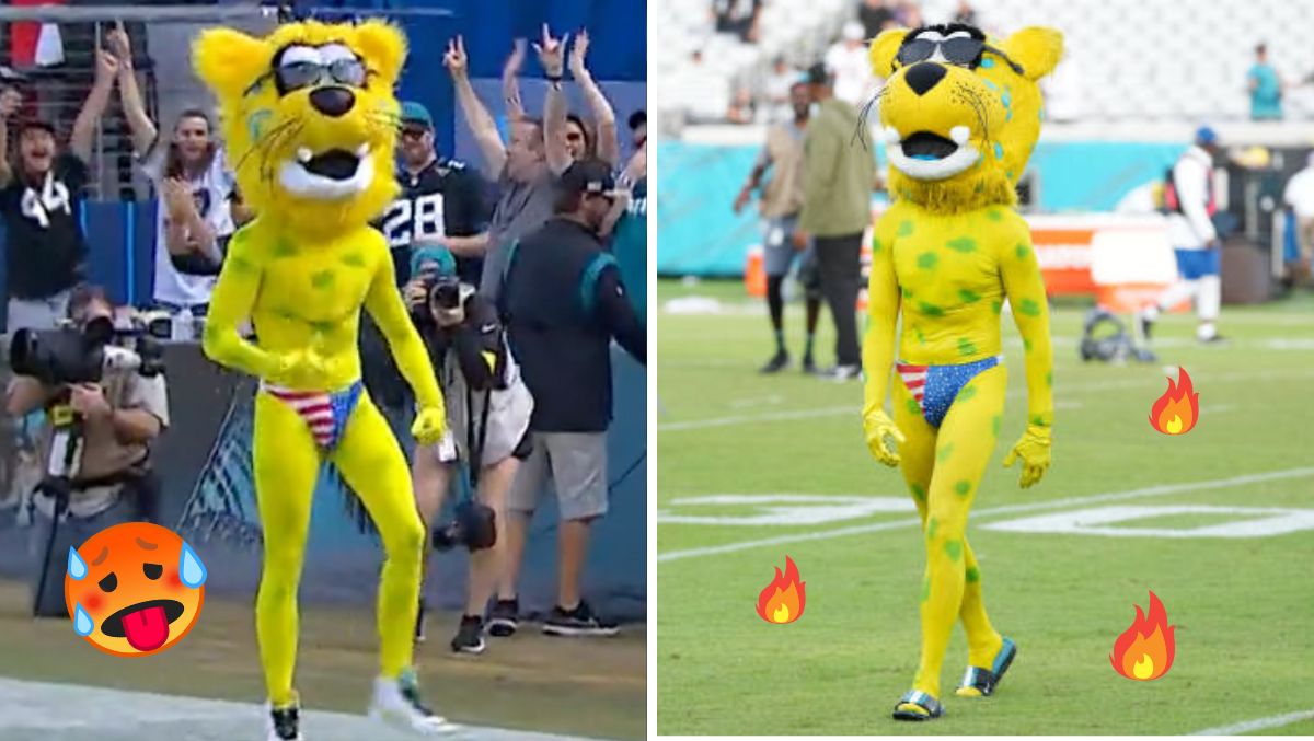 , Jacksonville Mascot Struts His Stuff In A USA-Themed Speedo Against Ravens – Mobile Betting Online &#8211; uBetMobile.com