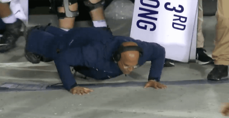 James Franklin Knocks Out Drive-Ups On Sideline Immediately after Carry out Penalty – uBetMobile.com