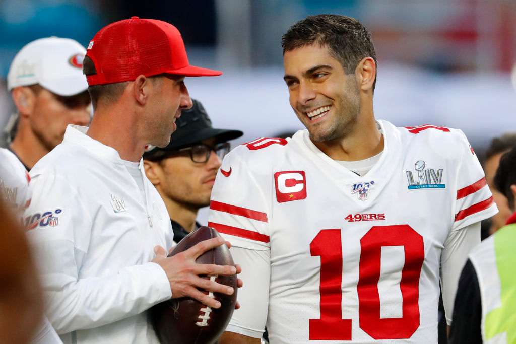 , Kyle Shanahan Not Surprised By Warriors Cheerleaders Saying Hello To Jimmy Garoppolo, Says He&#8217;s Seen It Before – Mobile Betting Online &#8211; uBetMobile.com