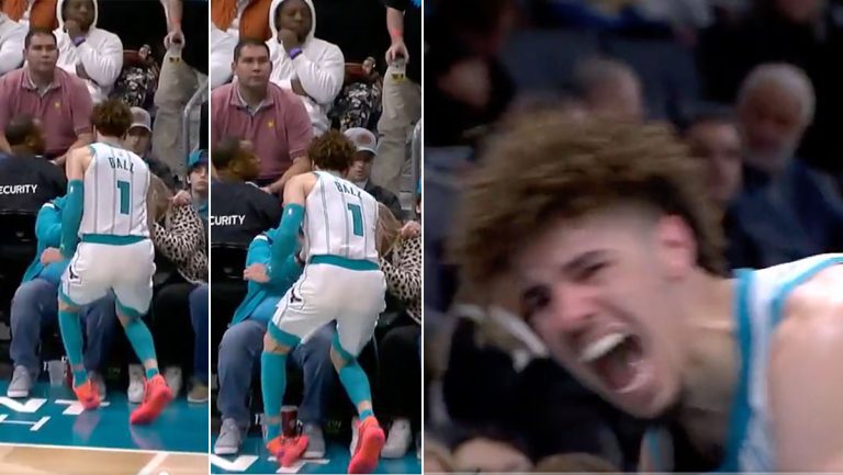 LaMelo Ball Reinjures Left Ankle After Stepping On Sideline Fan’s Foot – uBetMobile.com