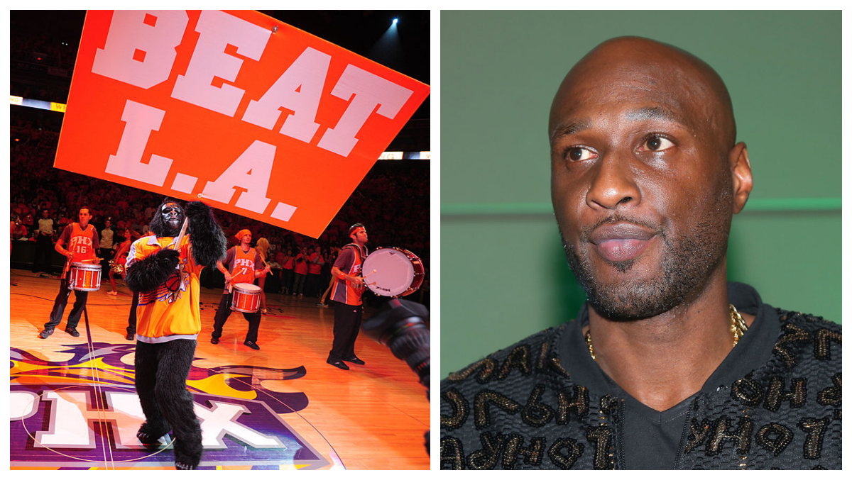 , Lamar Odom Thinks The Phoenix Suns&#8217; Gorilla Mascot Is Racist Because Of Course He Does – Mobile Betting Online &#8211; uBetMobile.com