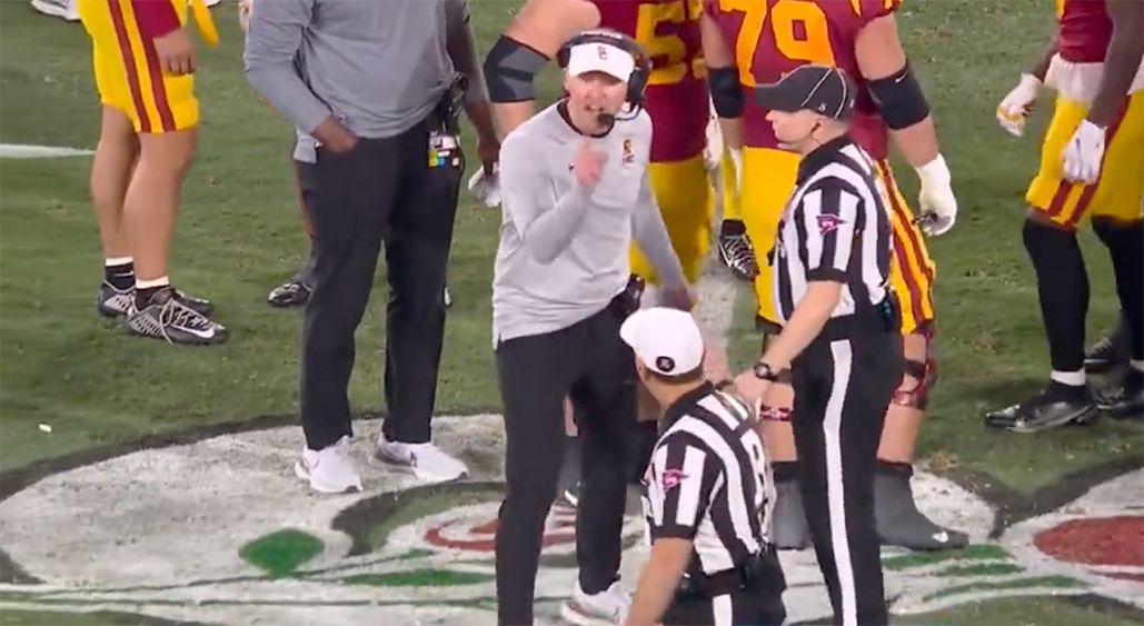 , Lincoln Riley Flips Out At Pac 12 Refs For Calling Timeout He Requested &#8211; uBetMobile.com