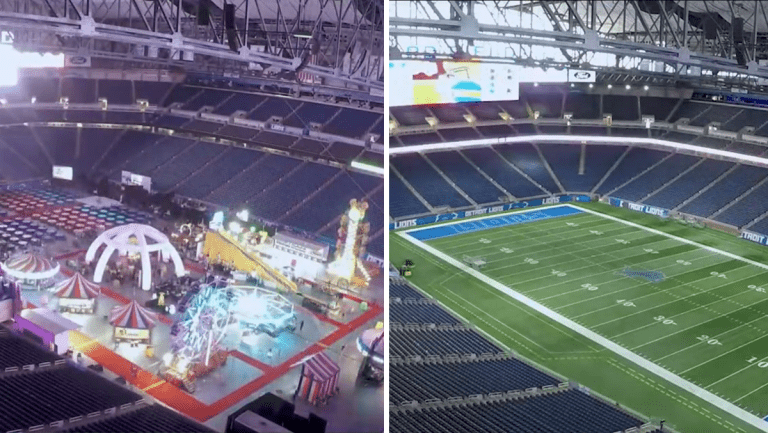 Mesmerizing Timelapse Of Ford Field Football Transformation Is So Wild – uBetMobile.com