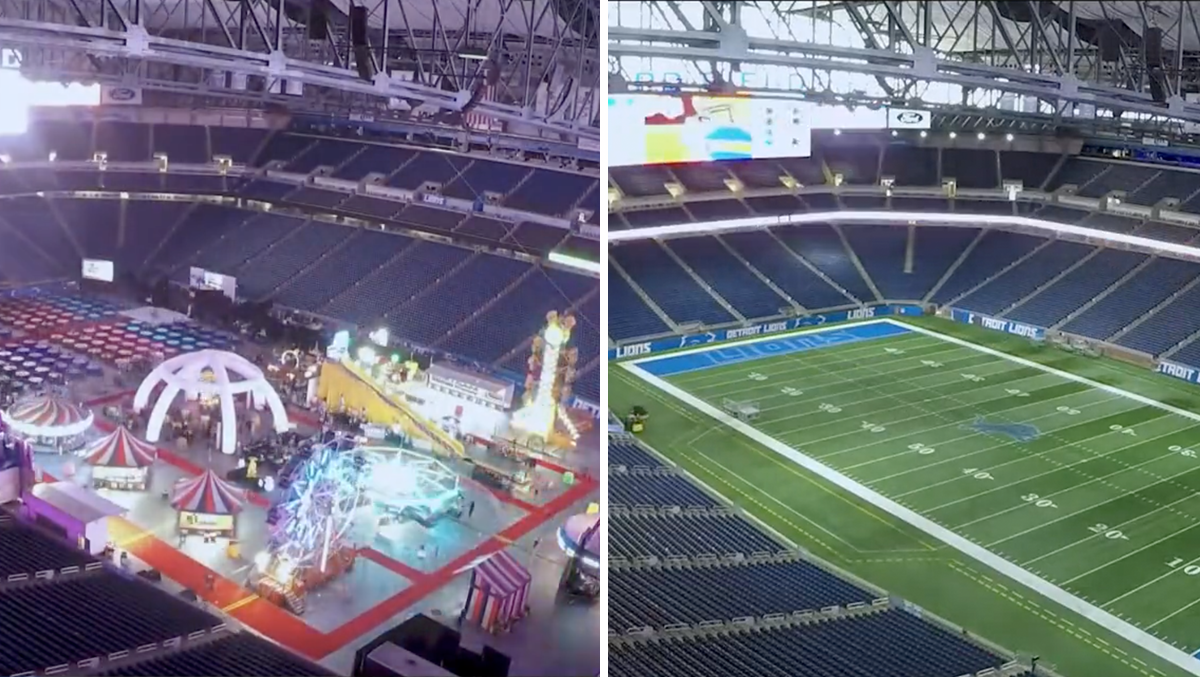 , Mesmerizing Timelapse Of Ford Field Football Transformation Is So Wild &#8211; uBetMobile.com