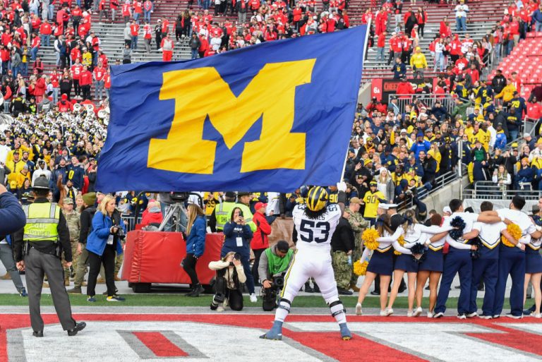 Michigan Punter Torches Ohio State After Wolverines Plant Flag At Midfield – uBetMobile.com