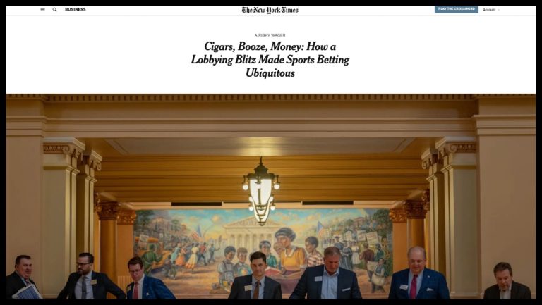 New York Times Barely Mentions Its Own Deep Ties To Sports Gambling In Investigative Piece – Mobile Betting Online – uBetMobile.com