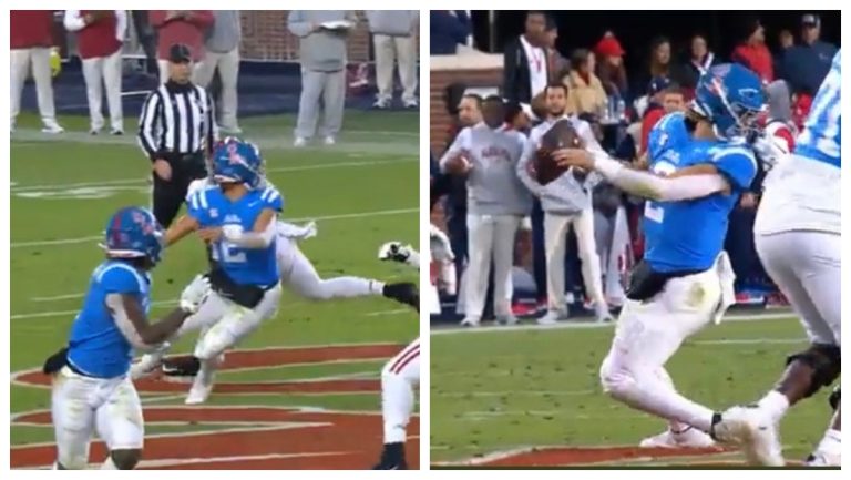 Ole Miss QB Nearly Loses Head From Vicious Facemask By Alabama Linebacker – Mobile Betting Online – uBetMobile.com