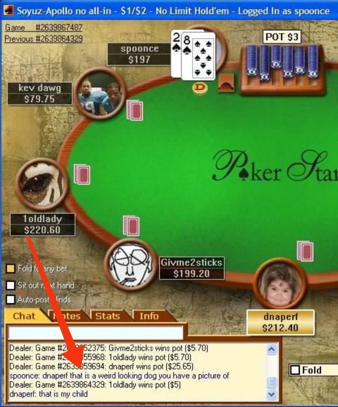 , Pokerstars chat never disappoints : gambling &#8211; uBetMobile.com