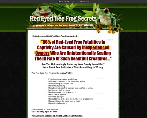 Red Eyed Tree Frog Secrets – uBetMobile.com