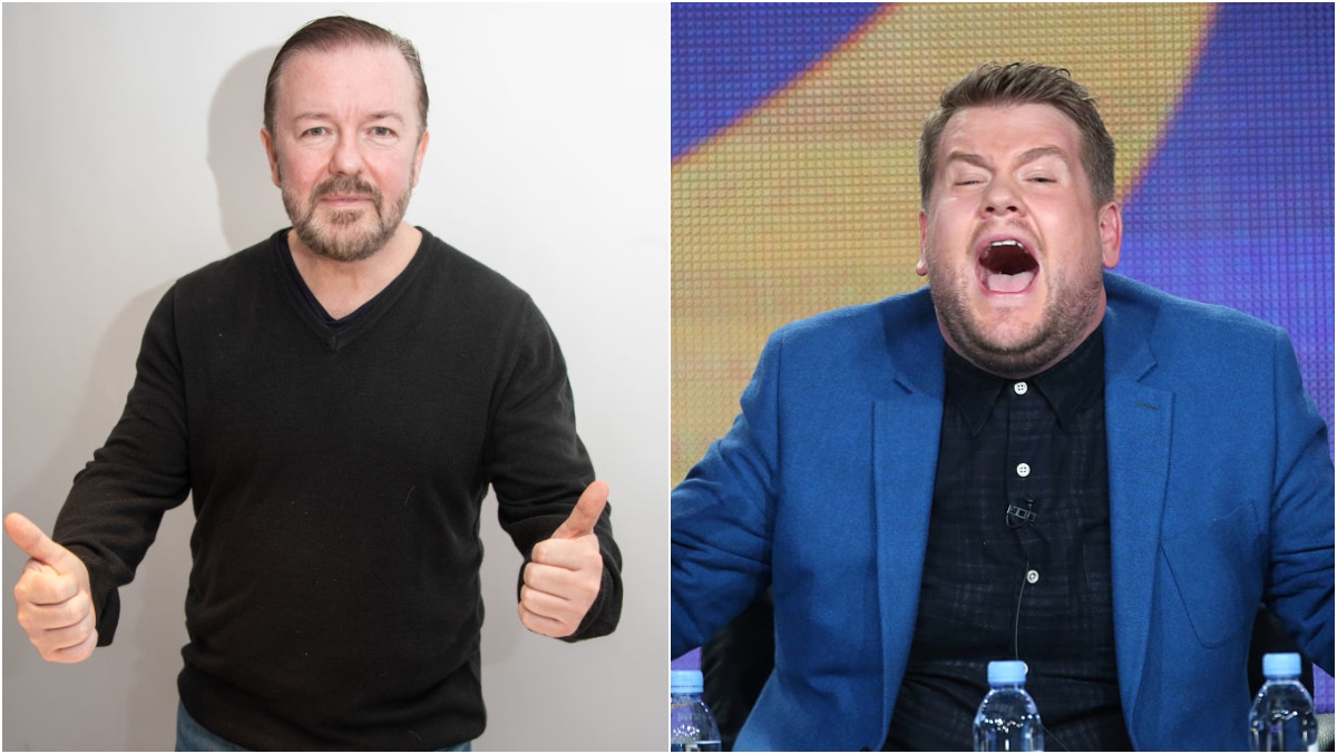 , Ricky Gervais Calls Out James Corden For Stealing Joke; Corden Apologizes &#8211; uBetMobile.com