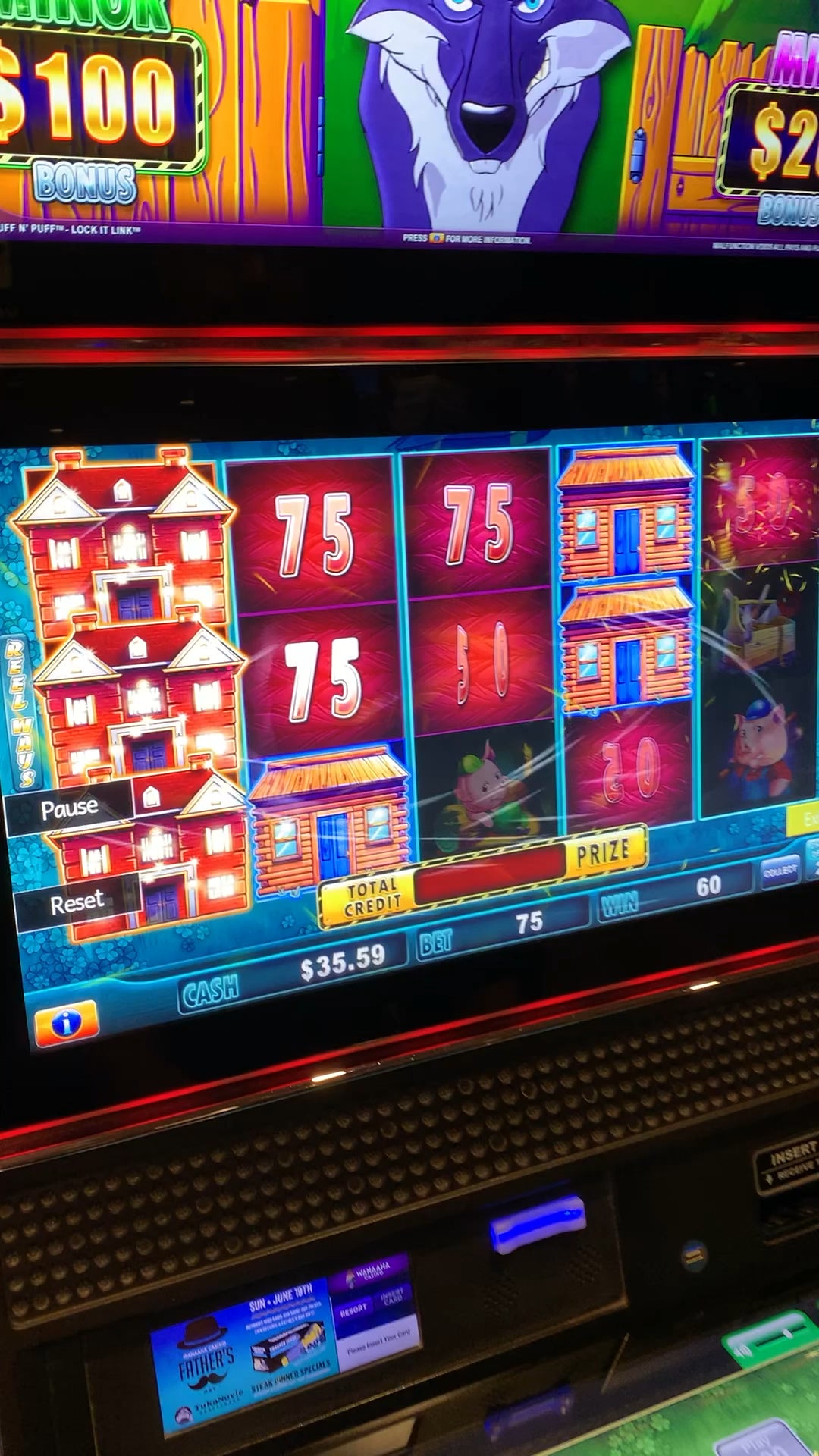 , Slot tech replayed the win for legitimacy I guess. 14K on $1.50 bet! : gambling &#8211; uBetMobile.com