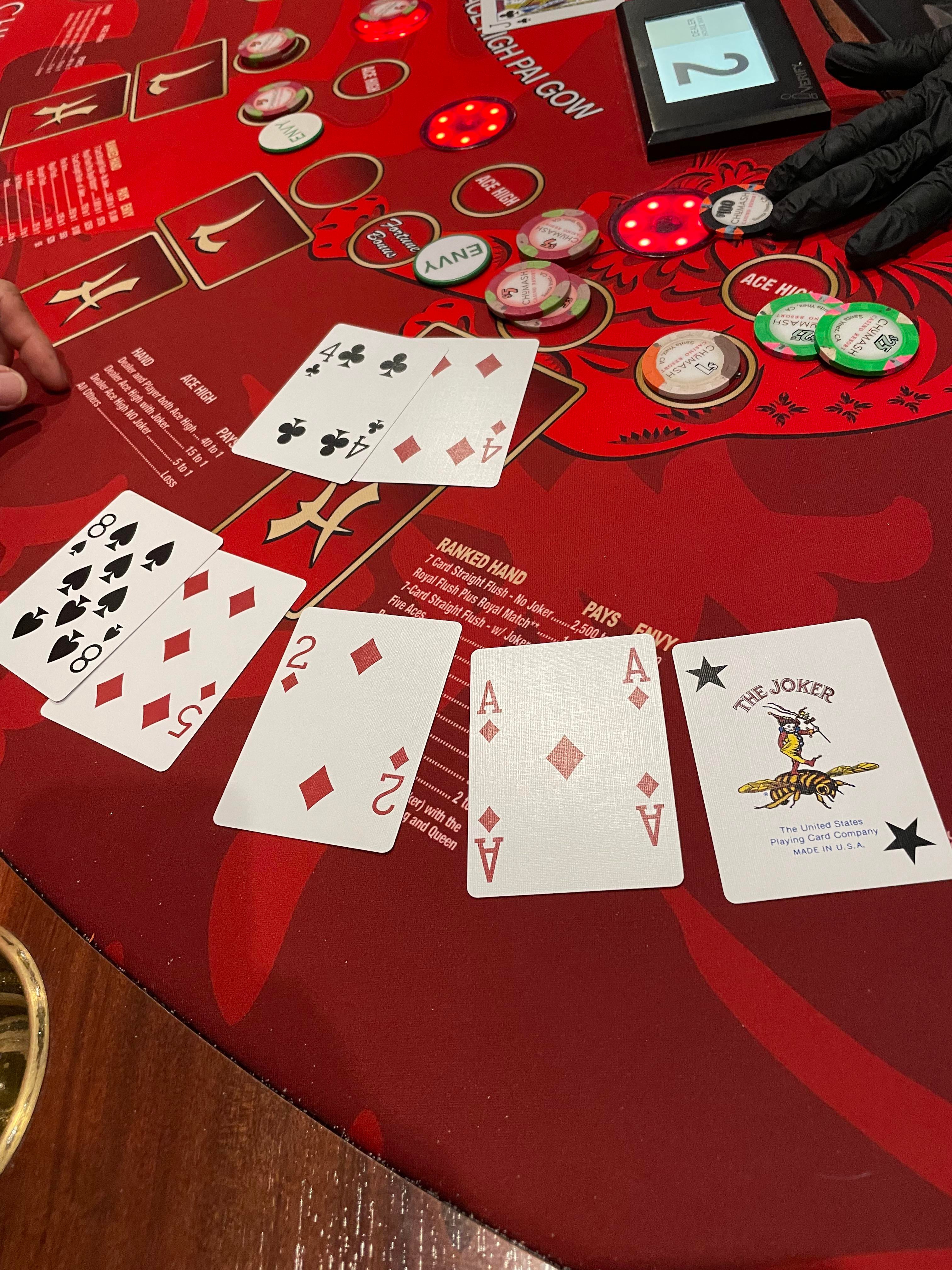 , Straight Flush at Pai Gow! : gambling &#8211; uBetMobile.com