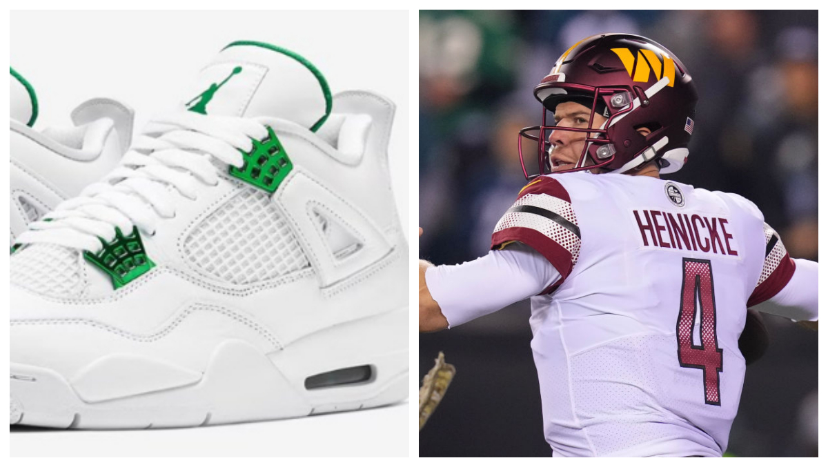 , Taylor Heinicke Items Offensive Linemen Jordan Sneakers – Mobile Betting On the internet &#8211; uBetMobile.com