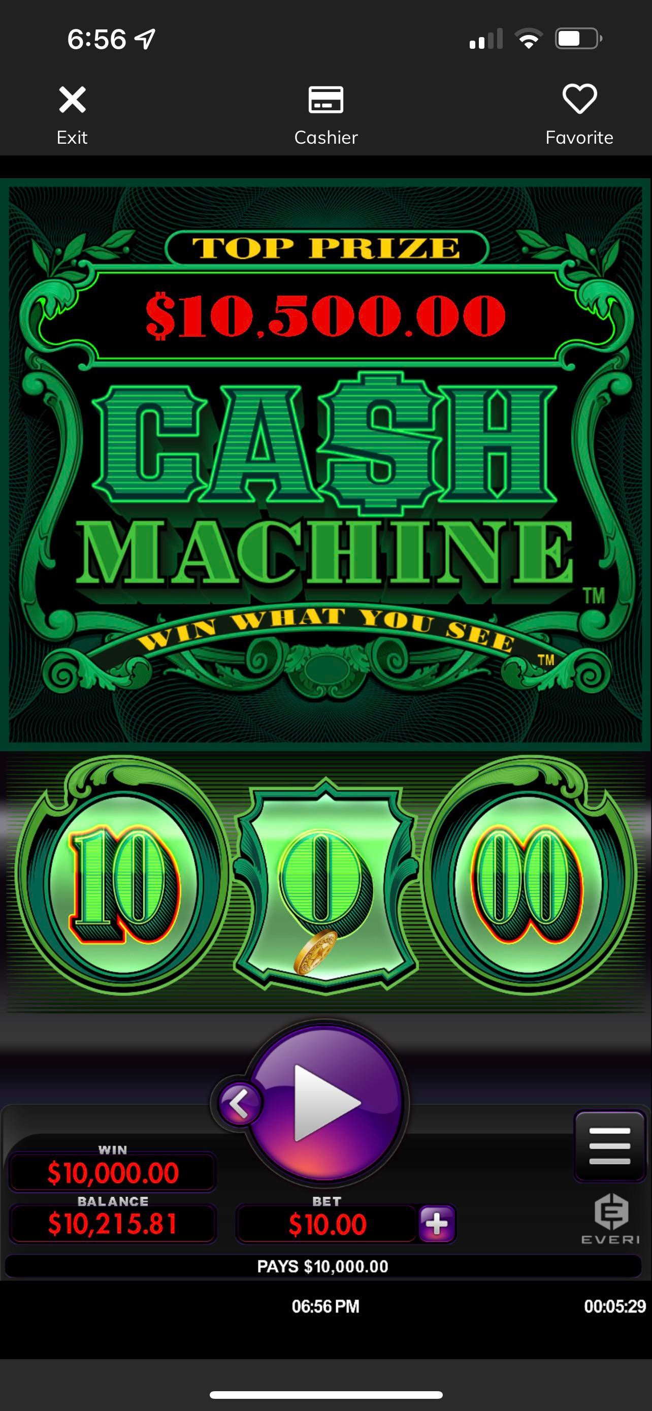 , This happened yesterday, it may have scratched my itch for slots for awhile : gambling &#8211; uBetMobile.com