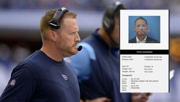 Titans Offensive Coordinator Todd Downing Arrested For DUI After Win – uBetMobile.com