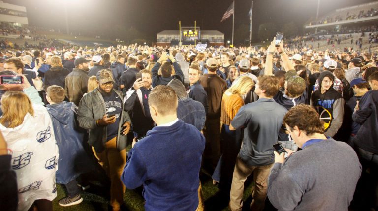 Video Shows App State Player Shove Fan To Ground During Field Storm – uBetMobile.com