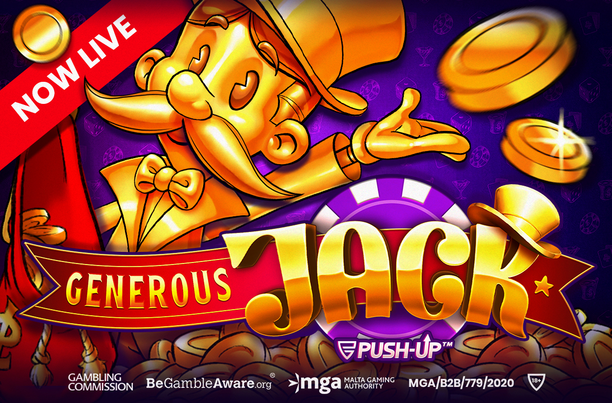 Push Gaming introduces another highly engaging mechanic in Generous Jack – European Gaming Industry News &#8211; uBetMobile.com