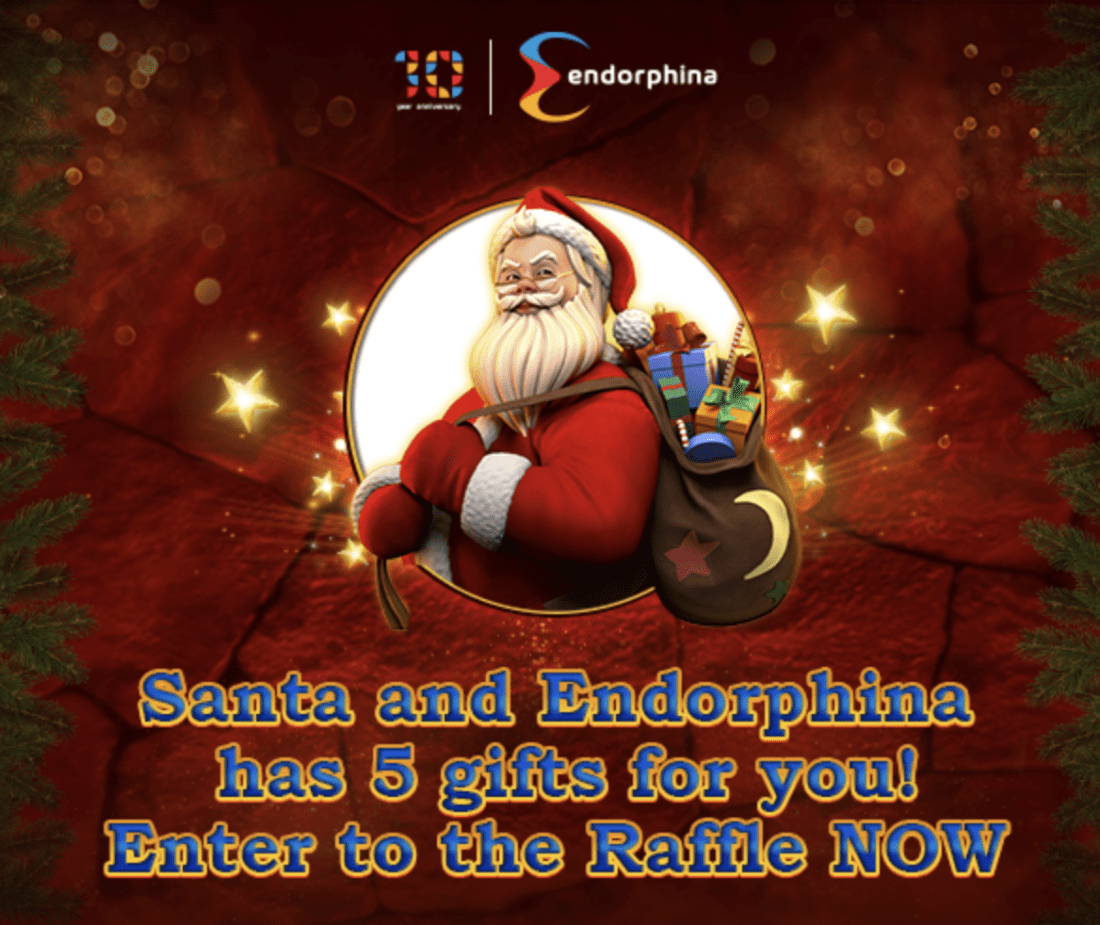 ENDORPHINA PARTNERED WITH SANTA AND HAs 5 GIFTS WAITING FOR YOU! – European Gaming Industry News &#8211; uBetMobile.com