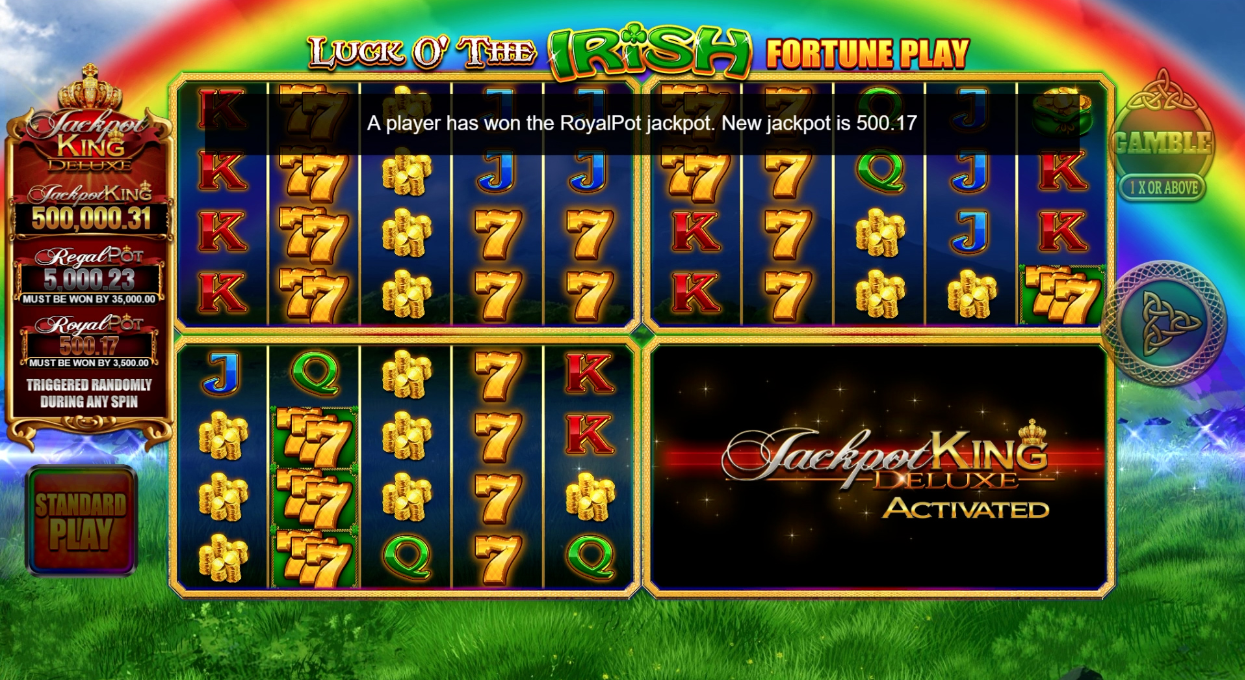 Blueprint fills the pots o’ gold to bursting point in Luck O’ The Irish Gold Spins Jackpot King – European Gaming Industry News &#8211; uBetMobile.com