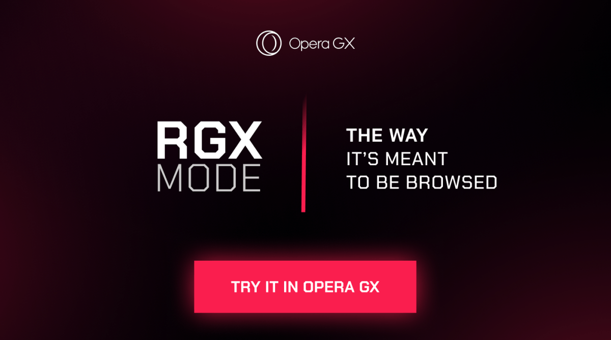 Opera GX launches new ‘RGX Mode’, a free video and image sharpening technology that enhances the browsing experience – European Gaming Industry News &#8211; uBetMobile.com