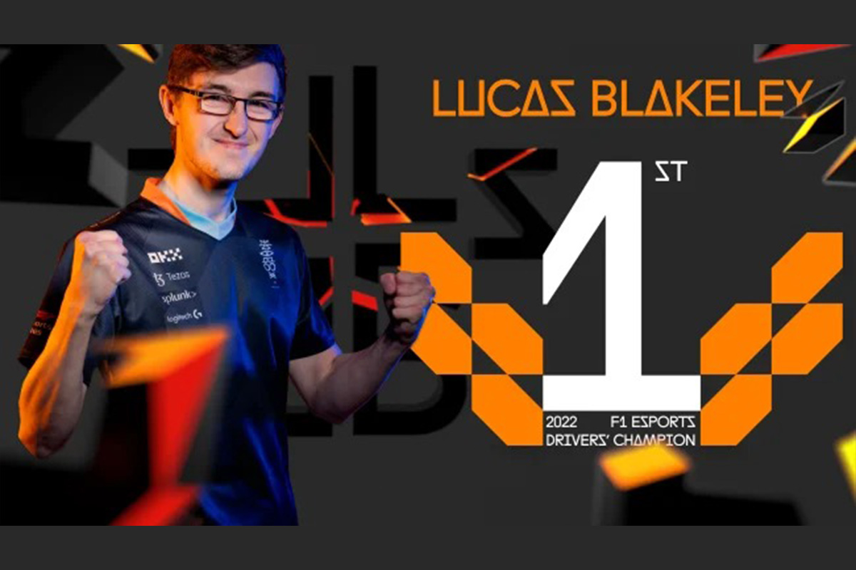 McLaren Shadow’s Lucas Blakeley Wins 2022 F1 Esports Series Pro Championship – European Gaming Industry News &#8211; uBetMobile.com