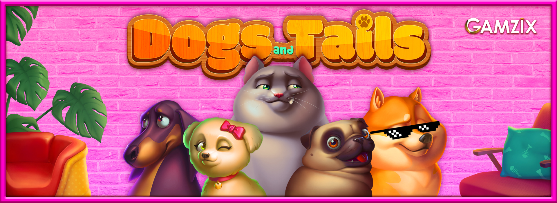 New fluffy slot “Canines and Tails” with 2 Bonus Games from Gamzix – European Gaming Industry News &#8211; uBetMobile.com