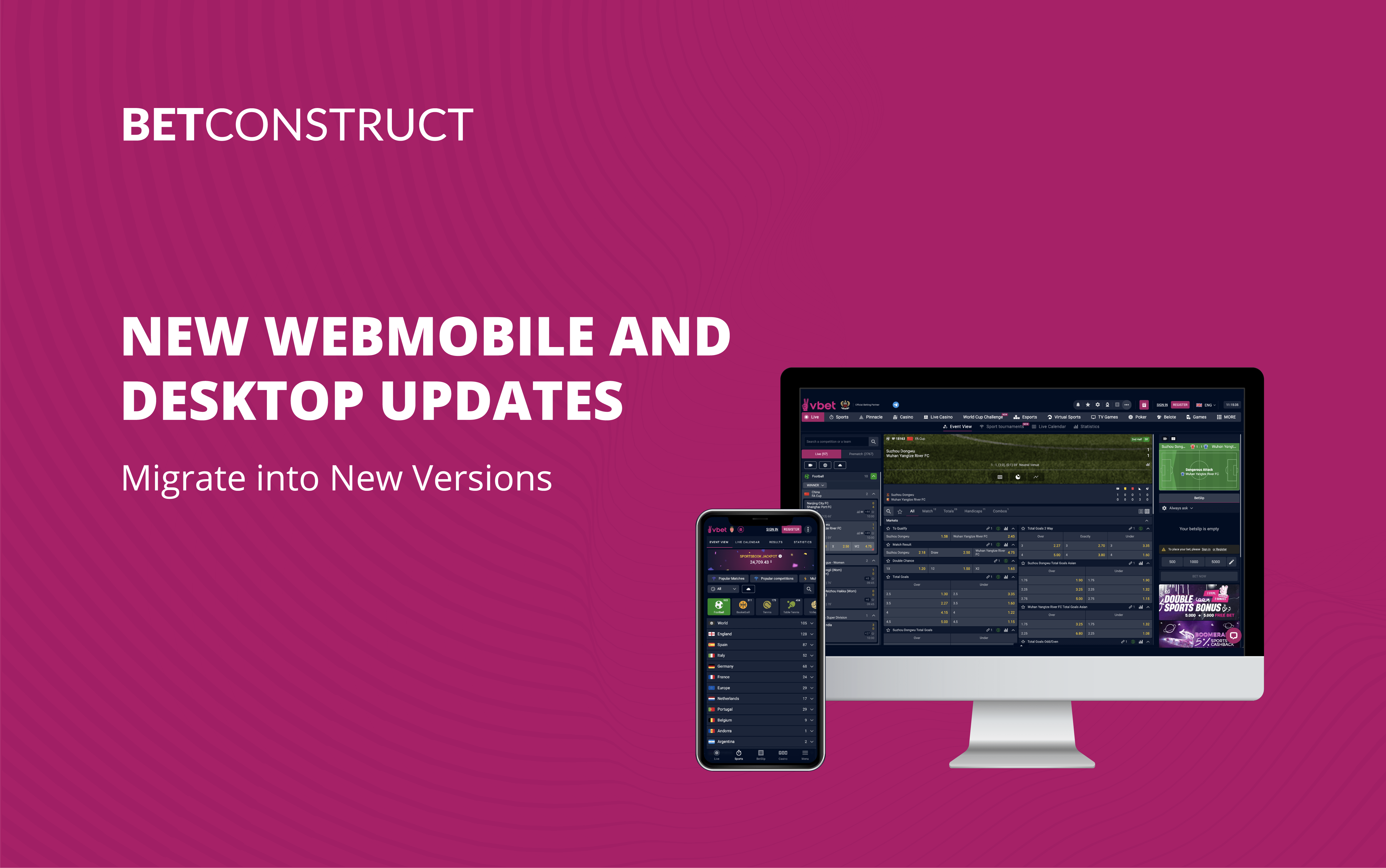 BetConstruct’s New WebMobile and Desktop Version Ready for Migration – European Gaming Industry News &#8211; uBetMobile.com