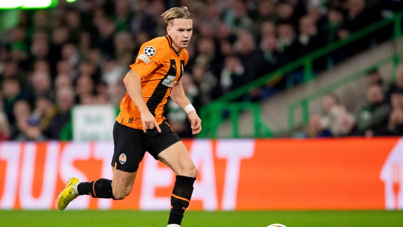 Shakhtar reject Arsenal&#8217;s €65m Mykhailo Mudryk bid &#8211; uBetMobile.com