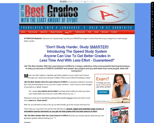 75% Payout! Speed Study Techniques – Top Selling Book – uBetMobile.com