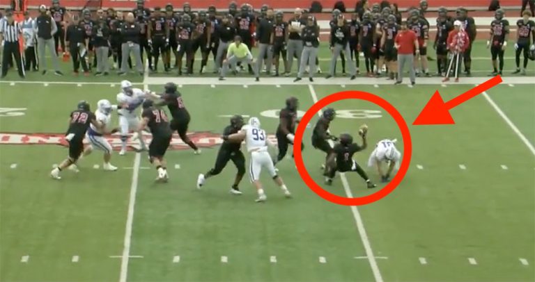 7th-Year College QB Goes Viral For Video Game TD While Falling Down – uBetMobile.com