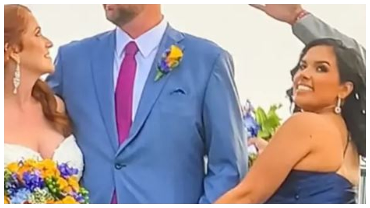 , Bridesmaid Receives Handsy With The Groom As Marriage ceremony Pics Are Taken – Mobile Betting On the web &#8211; uBetMobile.com