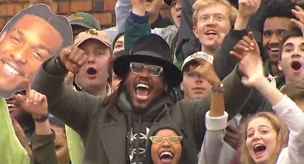 , Cam Newton Casually Leads Chants In Student Section At William &#038; Mary &#8211; uBetMobile.com