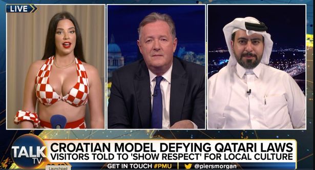 , Croatian Fan Ivana Knoll Tells Piers Morgan There&#8217;s No Reason To Be Worried She&#8217;ll Be Killed In Qatar For Showing Cleavage – Mobile Betting Online &#8211; uBetMobile.com