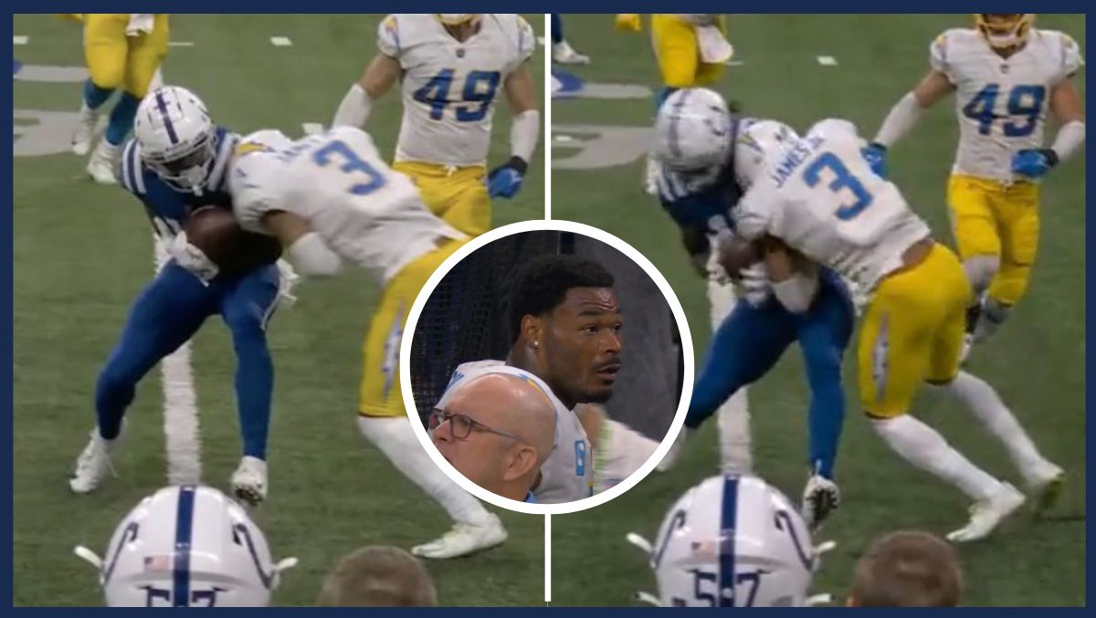 , Derwin James Ejected After Cracking Colts Player With Nasty Hit &#8211; uBetMobile.com