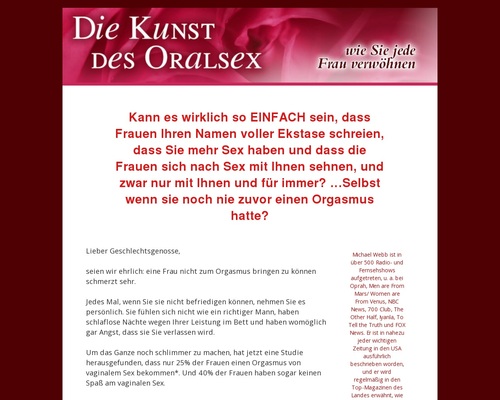 Die Kunst des Oralsex – Wie man eine Frau auf Franzosisch begluckt – uBetMobile.com