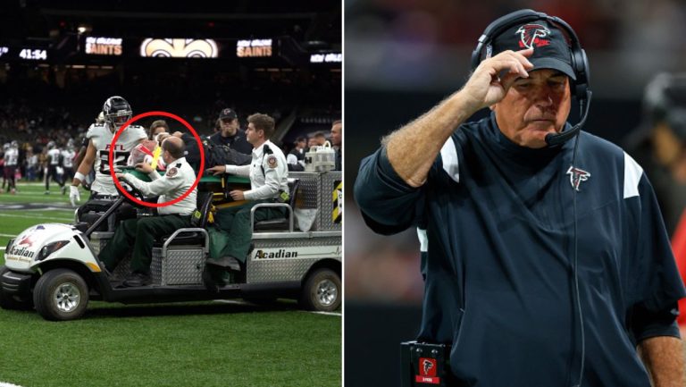 Falcons DC Dean Pees Taken To Hospital After Pre-Game Collision – Mobile Betting Online – uBetMobile.com