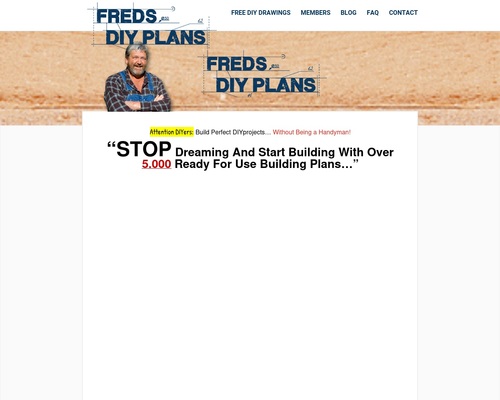 Freds 5000 Do-It-Yourself Building Plans! &#8211; uBetMobile.com