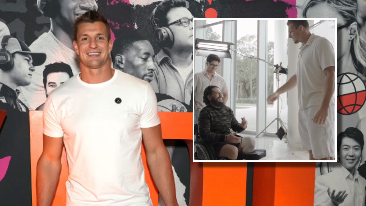 , Gronk Surprises Military Vet With A New Truck &#8211; uBetMobile.com