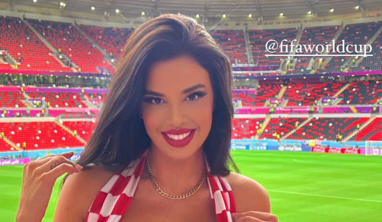 Ivana Knoll Wore A Custom Bikini Major To Croatia-Belgium Match & Qatari Safety Forces Didn’t Say A Phrase – Mobile Betting On the net – uBetMobile.com