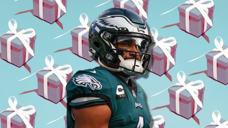 Jalen Hurts Provides Offensive Linemen Early Xmas Gifts – uBetMobile.com