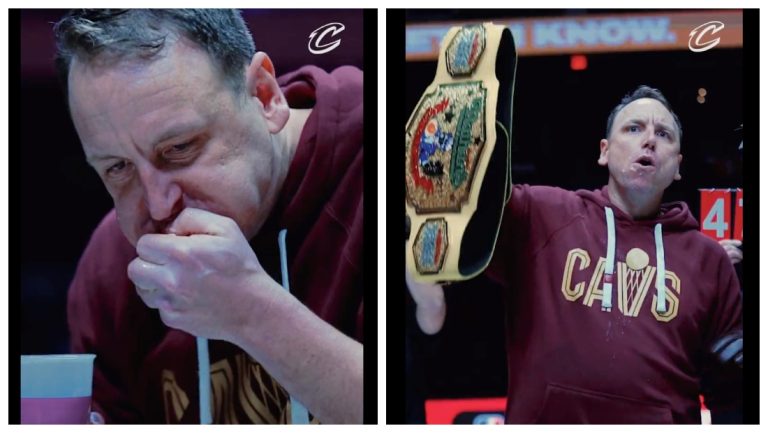 Joey Chestnut Dominates Cavs Fans In Eating Contest, Avenges Recent Loss – Mobile Betting Online – uBetMobile.com