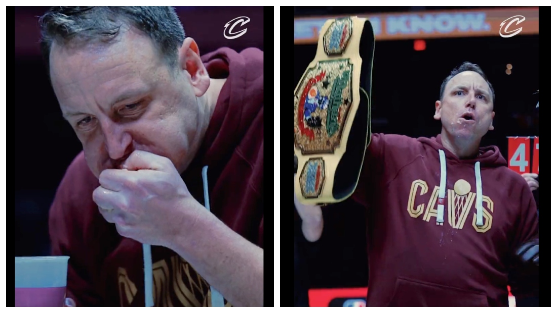 , Joey Chestnut Dominates Cavs Fans In Eating Contest, Avenges Recent Loss – Mobile Betting Online &#8211; uBetMobile.com