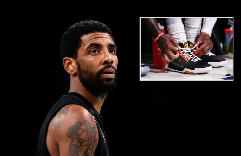 Kyrie Irving Tapes Around Nike Swoosh, Writes Concept On Shoe – uBetMobile.com