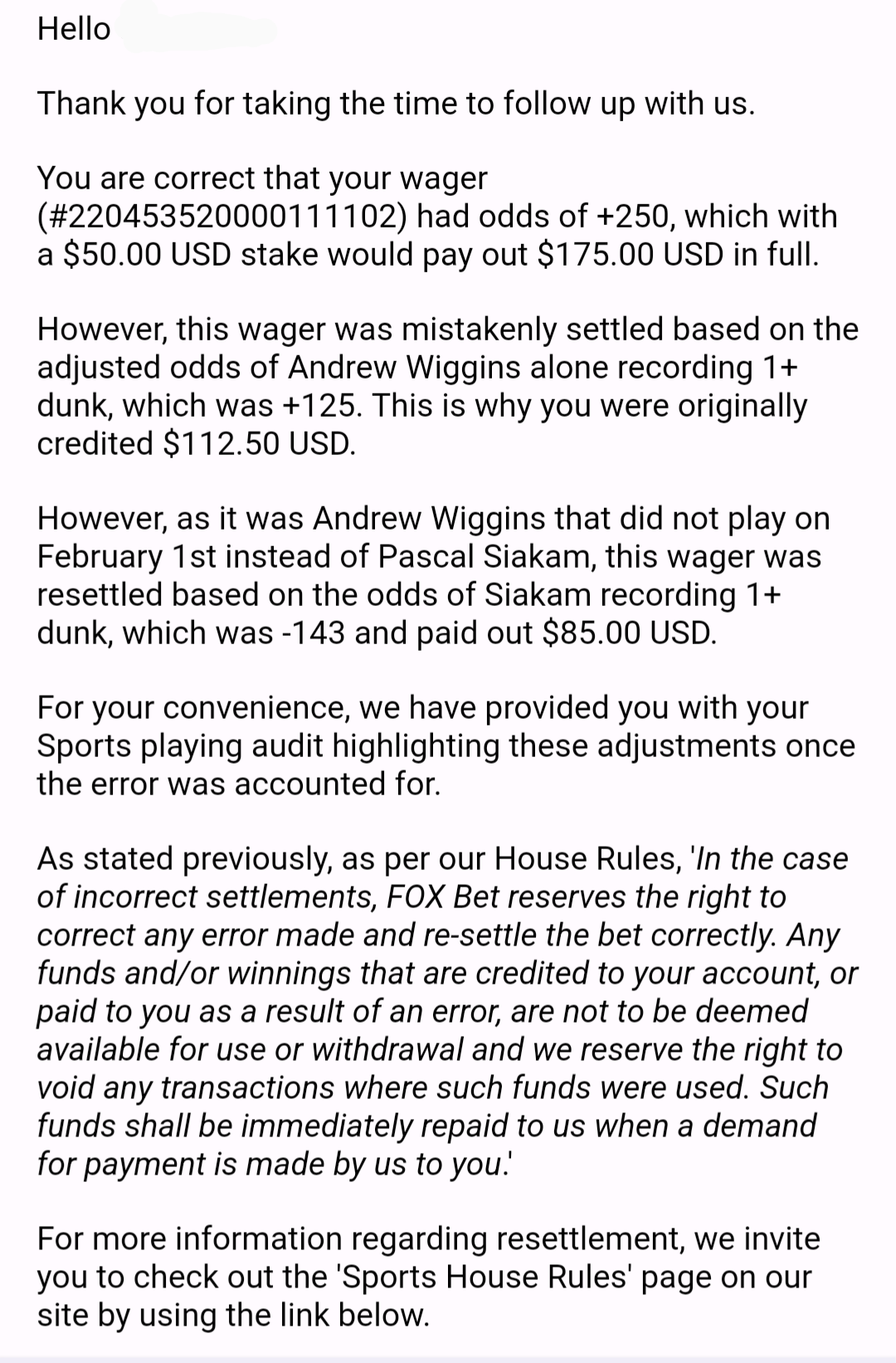 , My first wager on Fox bet last year and they still want another $21 before I can use the app again. I have no mainstream apps I can play holdem tournaments unfortunately so looks like I gotta pay these fuckers or I&#8217;m beat. Such BS : gambling &#8211; uBetMobile.com