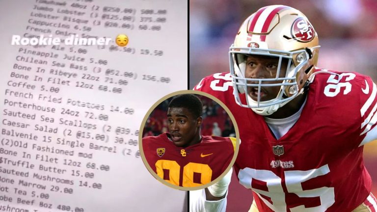 Niners Rookie Drake Jackson Bit By Infamous ‘Rookie Dinner’ After Getting Stuck With $332K Bill – Mobile Betting Online – uBetMobile.com