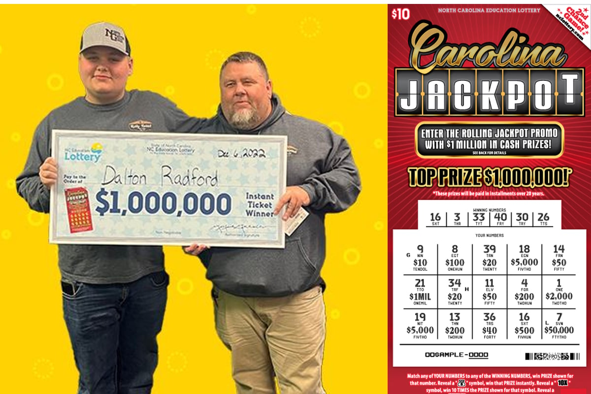 , North Carolina Teenager Wins $1M Lottery Scratch Off &#8211; uBetMobile.com