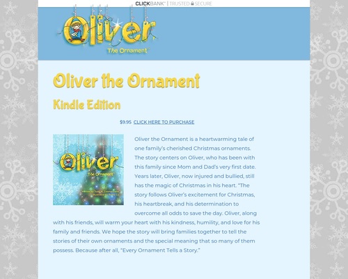 Oliver the Ornament one of People Magazine’s Best New Books – uBetMobile.com