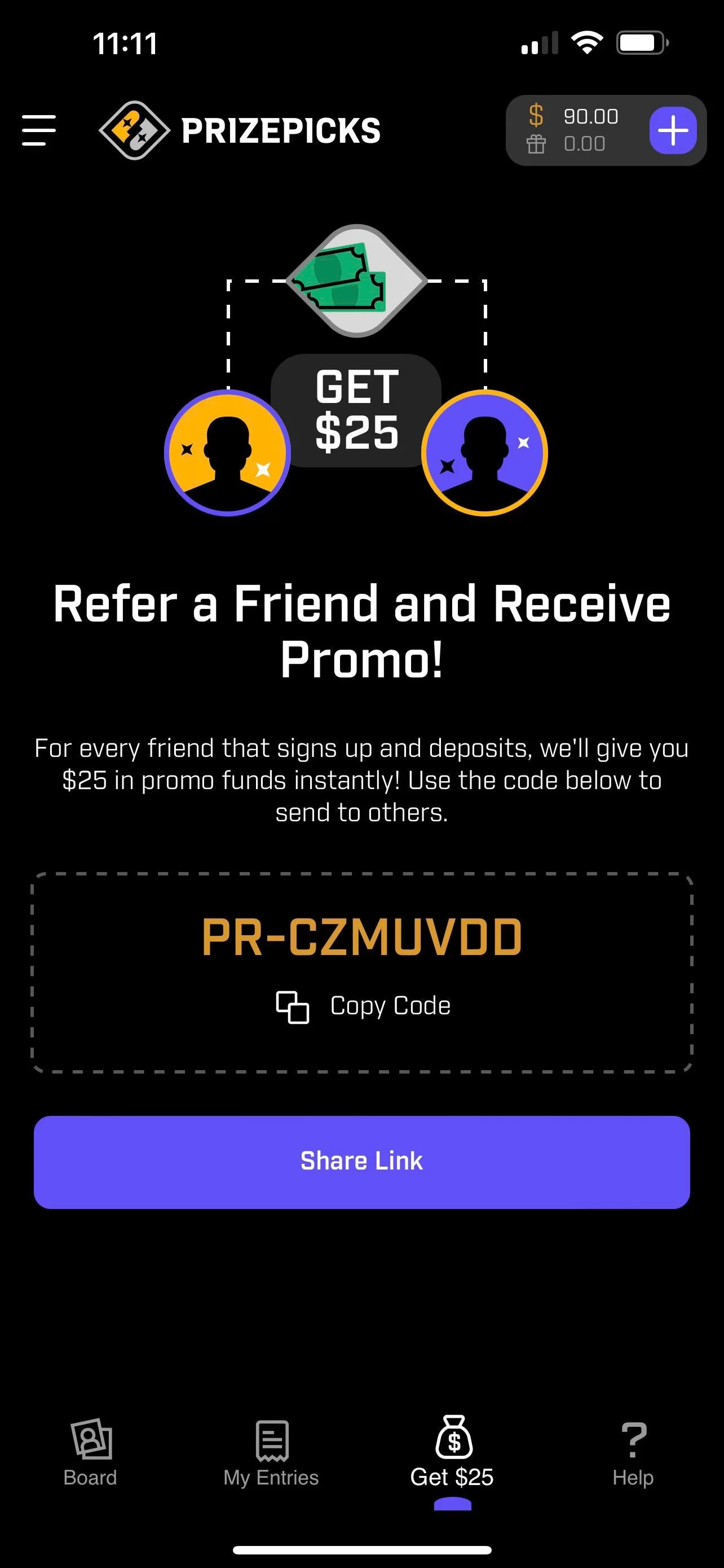 , PR-CZMUVDD anybody wish to use my PrizePicks referral code for free $50 : gambling &#8211; uBetMobile.com